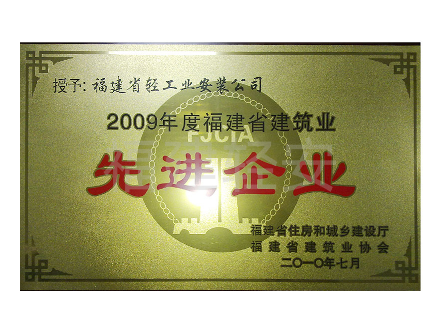 2009先進(jìn)企業(yè)